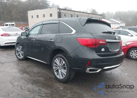 2018 Acura Mdx Sport Hybrid Technology Package from USA, damaged, VIN 5J8YD7H55JL000187